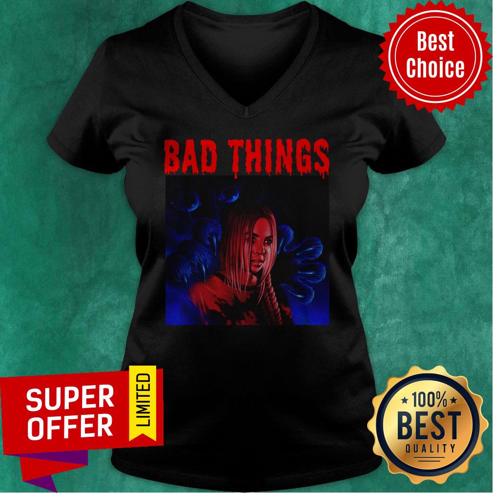 Top Bad Things Hand Of Monter Evil Girls Shirt - Image 3