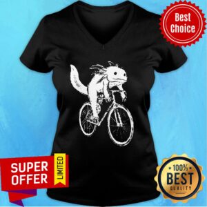 Alternative view of You Axolotl Ride A Bicycle Shirt