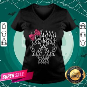 Alternative view of Boston Terrier Sugar Skull Day Of The Dead Muertos Shirt