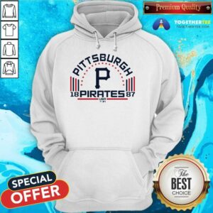 Alternative view of Premium Pittsburgh Pirates Fanatics Team Freedom T-Shirt