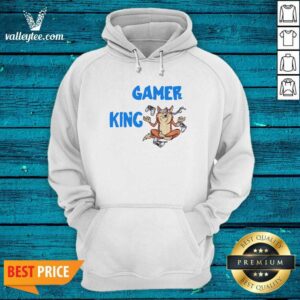 Alternative view of Pretty Gamer King Console Gaming PC Computer Video Games Shirt