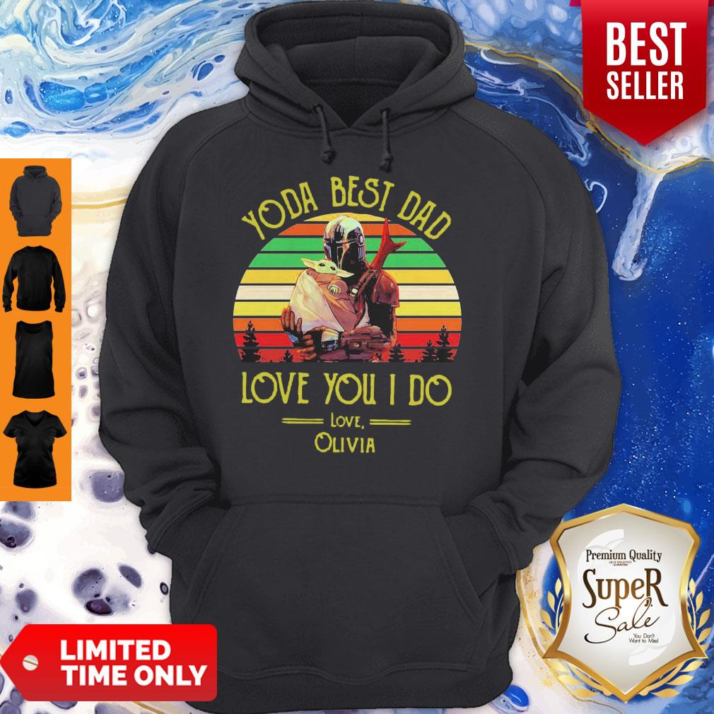 Good Darth Vader And Baby Yoda Best Dad Love You I Do Love Olivia Vintage Shirt - Image 2