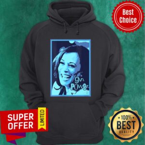 Alternative view of Nice Girl Power Kamala Harris President Election (Blue) Shirt