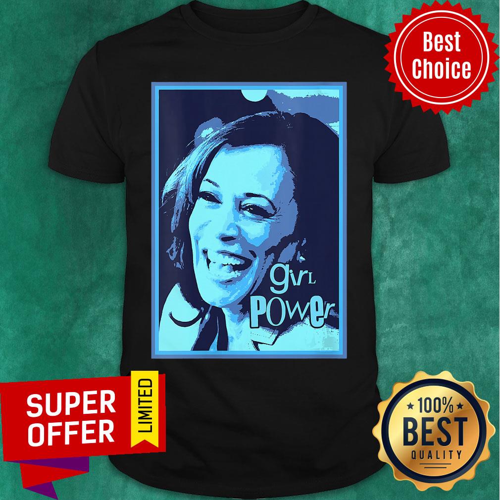 Nice Girl Power Kamala Harris President Election (Blue) Shirt