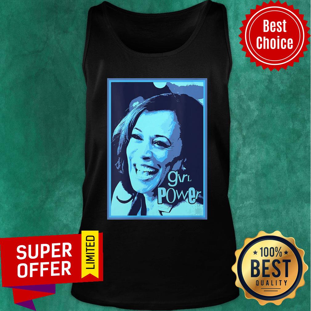 Nice Girl Power Kamala Harris President Election (Blue) Shirt - Image 5