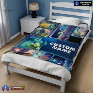 Alternative view of Official Disney Pixar Mike & Sulley Monsters Inc Blanket Fleece Customized Blanket