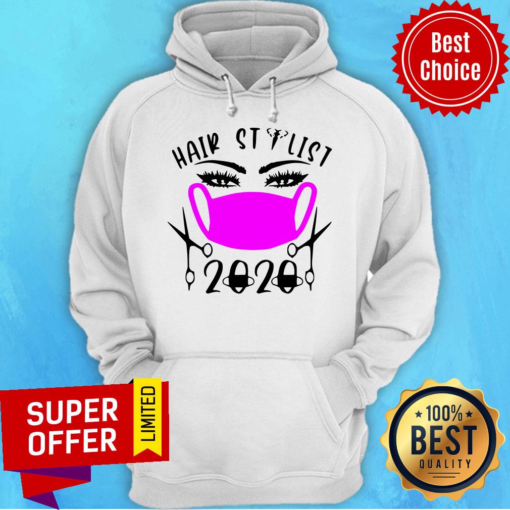 Awesome Hair Stylist 2020 Face Mask Shirt - Image 3