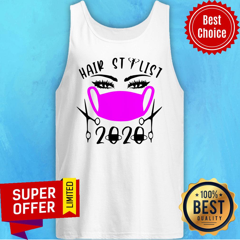 Awesome Hair Stylist 2020 Face Mask Shirt - Image 5