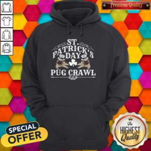 Alternative view of Original Nice St Patrick’s Day Dog Pug Crawl For Dog Lovers Shirt