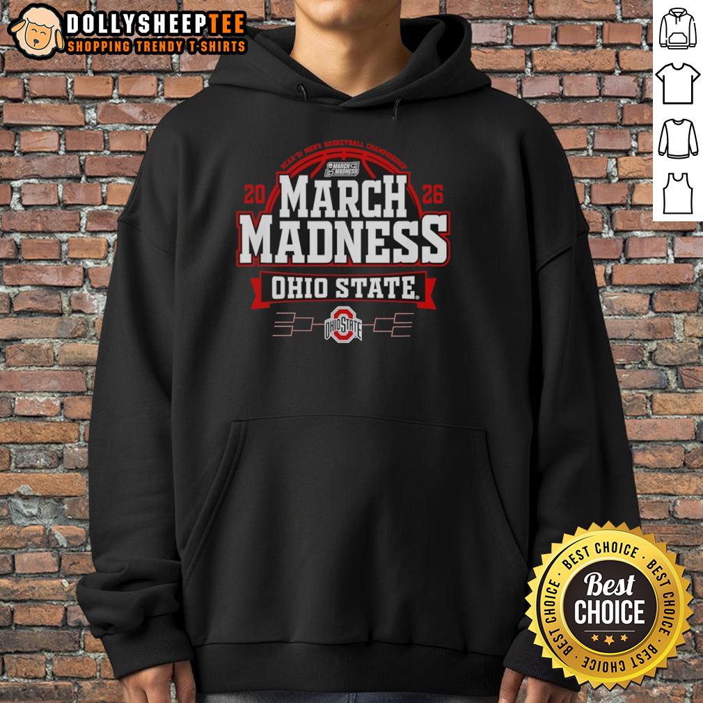 Top Ohio State Buckeyes March Madness 2026 Men's Basketball T-Shirt - Image 2
