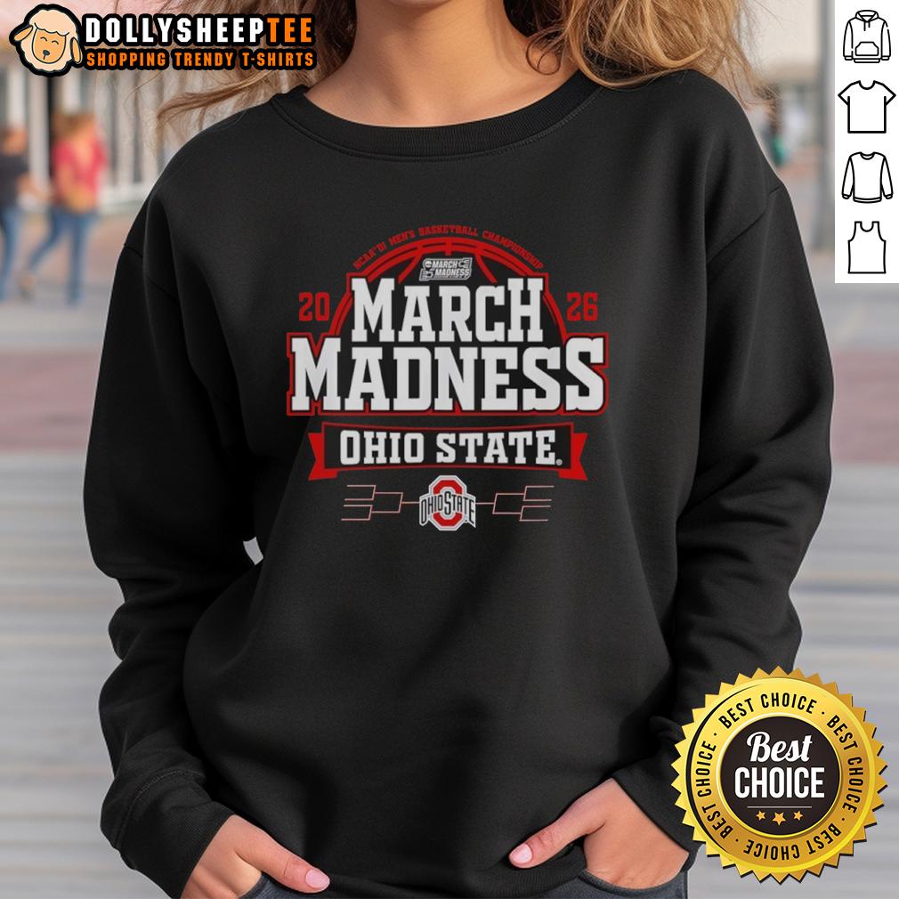 Top Ohio State Buckeyes March Madness 2026 Men's Basketball T-Shirt - Image 5