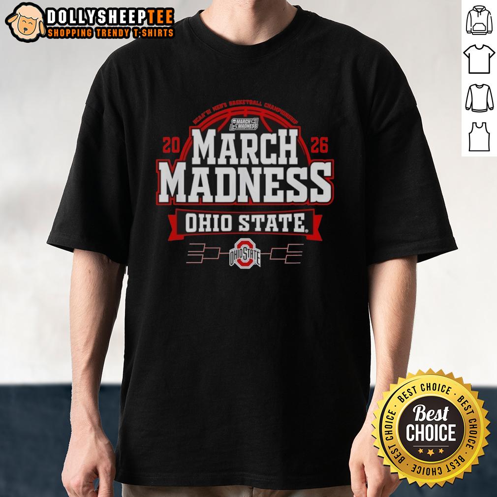 Top Ohio State Buckeyes March Madness 2026 Men's Basketball T-Shirt