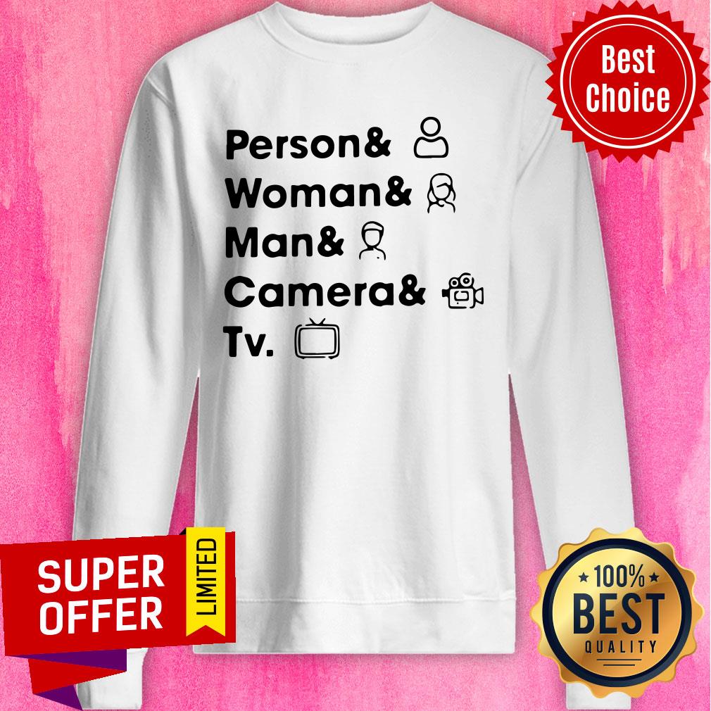 Premium Person Woman Man Camera TV 2020 Shirt - Image 2