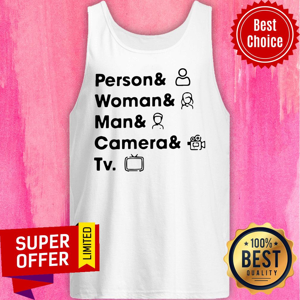 Premium Person Woman Man Camera TV 2020 Shirt - Image 5