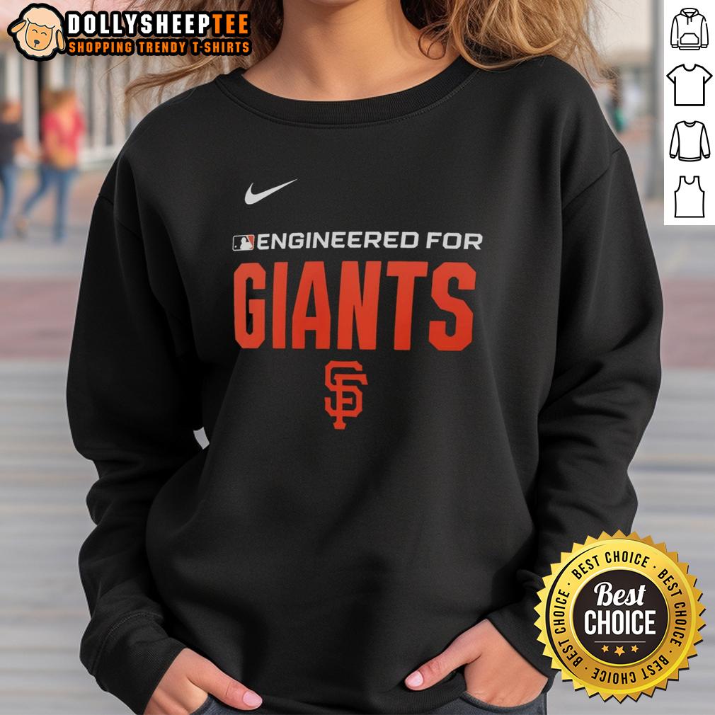 Official Engineered For San Francisco Giants MLB Logo T-Shirt - Image 5