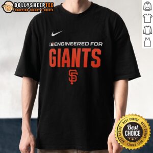 Official Engineered For San Francisco Giants MLB Logo T-Shirt