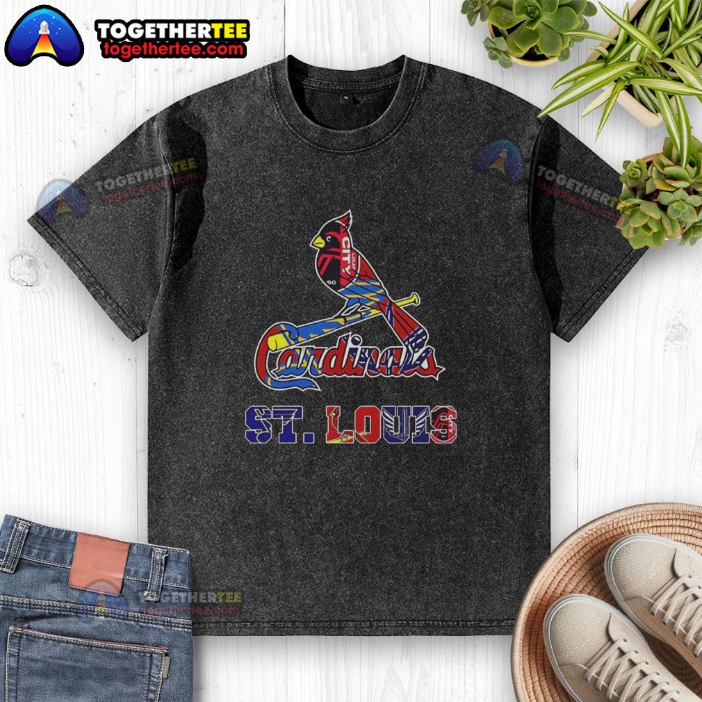 Awesome St. Louis Cardinals MLB And St. Louis Sport Teams Logo T-Shirt - Image 6