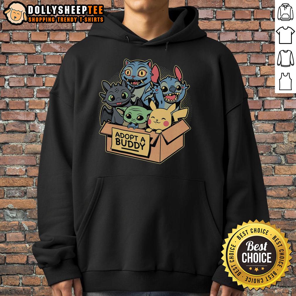 Happy Adopt A Buddy Animal Game Movie T-Shirt - Image 2