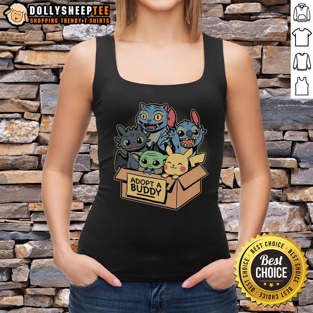 Happy Adopt A Buddy Animal Game Movie T-Shirt - Image 4