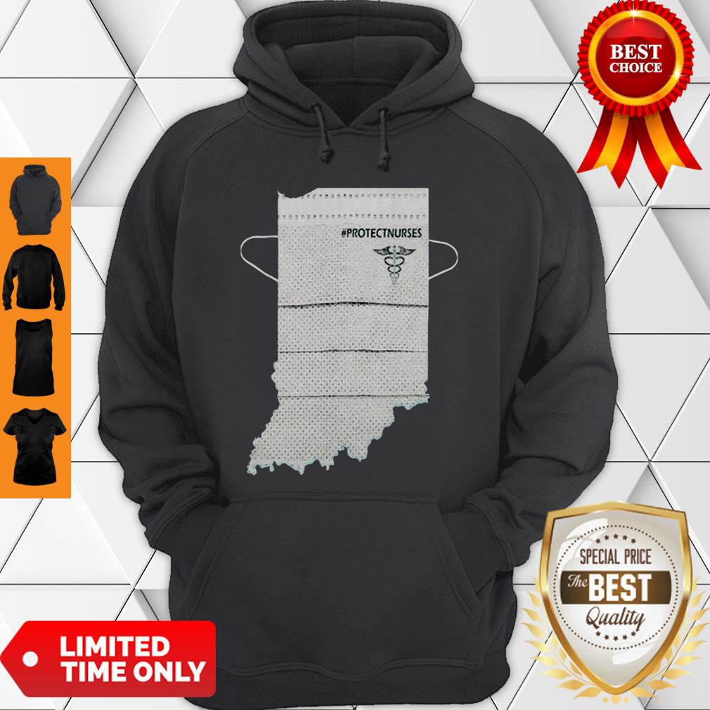 Awesome Indiana Protectnurses Face Mask COVID-19 Shirt - Image 2