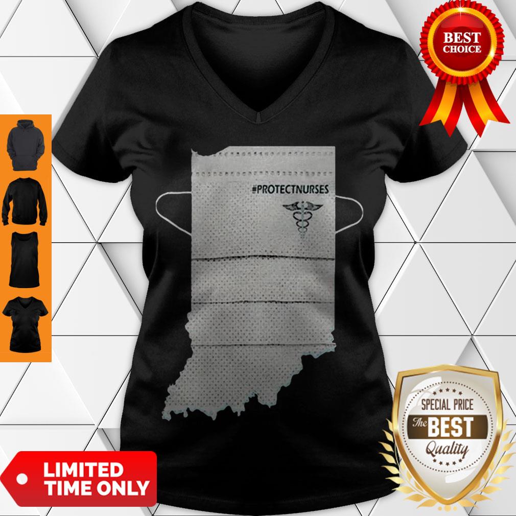 Awesome Indiana Protectnurses Face Mask COVID-19 Shirt - Image 5