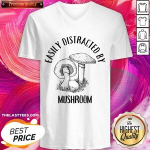 Alternative view of Easily Distracted By Mushroom Shirt