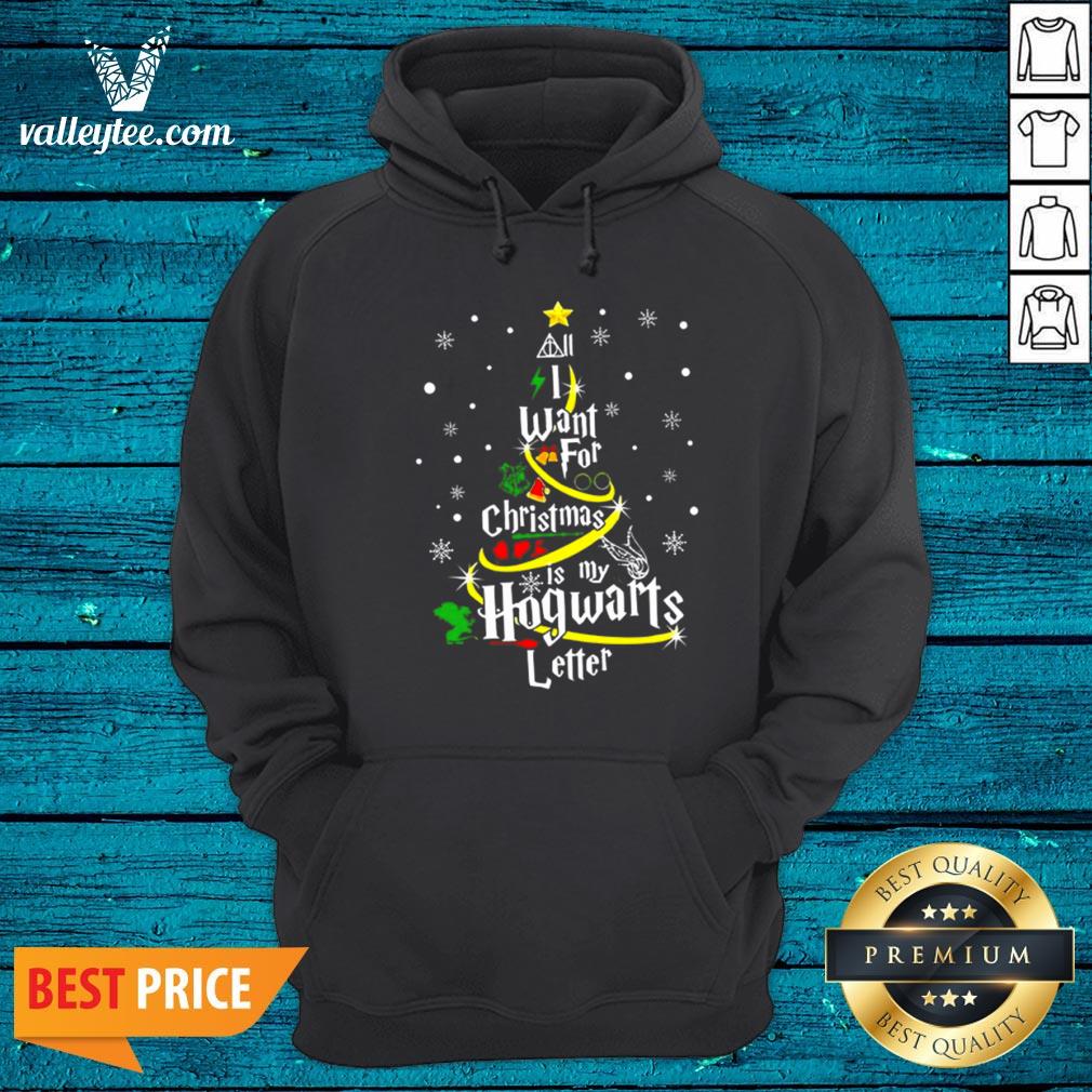 I Want For Christmas Is My Hogwarts Letter Tree Shirt - Image 2