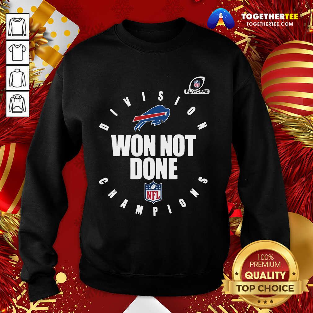 Nice Buffalo Bills Fanatics Branded 2020 NFL Playoffs Bound Shift Pullover Shirt - Image 4