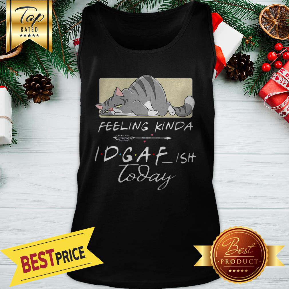 Tired Cat Feeling Kinda IDGAF Ish Today 2020 Shirt - Image 3