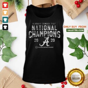 Alternative view of Pro Alabama Crimson Tide Fanatics Branded College Football Playoff 2020 National Champions Pocket Tri Blend Shirt