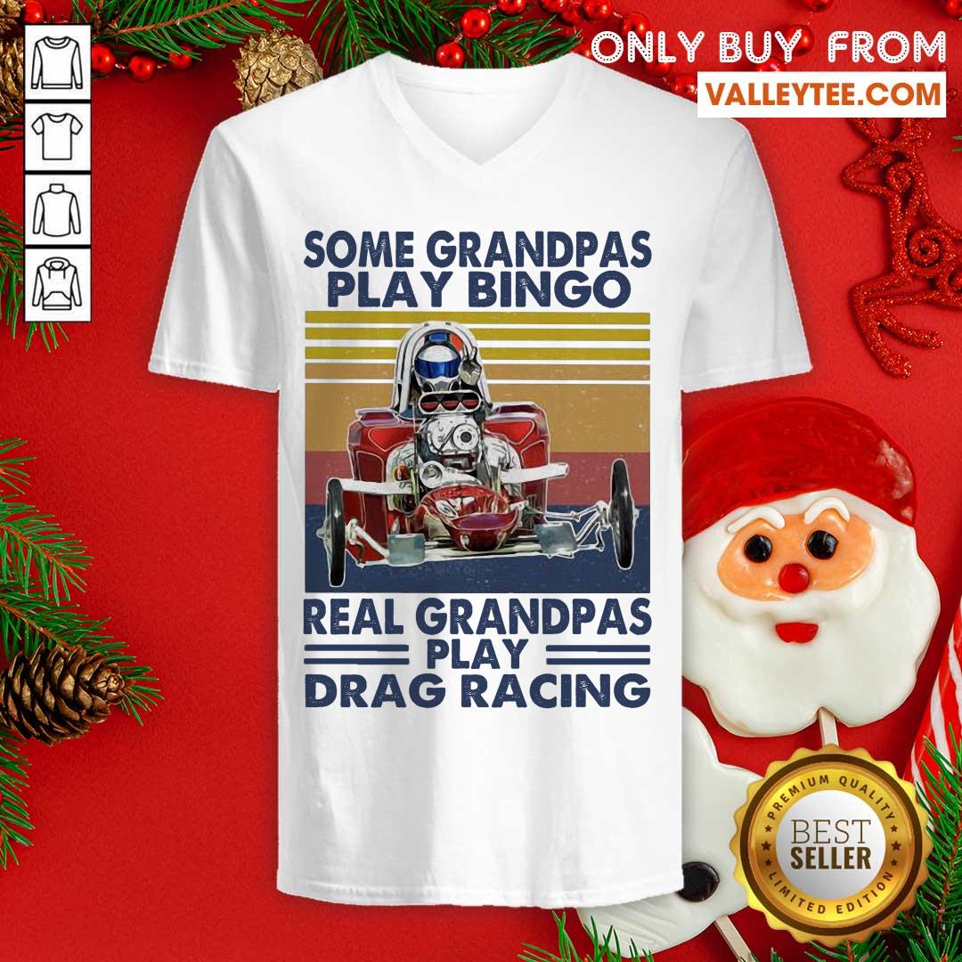 Wicked Some Grandpas Play Bingo Real Grandpas Play Vintage Shirt - Image 3