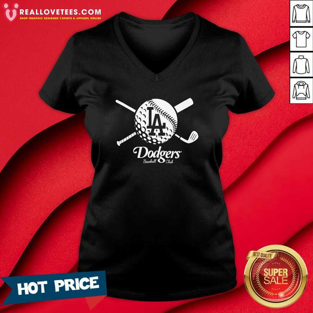 Exclusive Los Angeles Dodgers Golf And Baseball T-shirt - Image 2