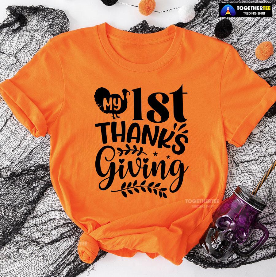 My 1st Thanksgiving T-Shirt - Image 9