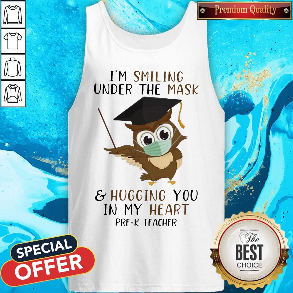 I’m Smiling Under The Mask And Hugging You In My Heart Pre-k Teacher Shirt - Image 3