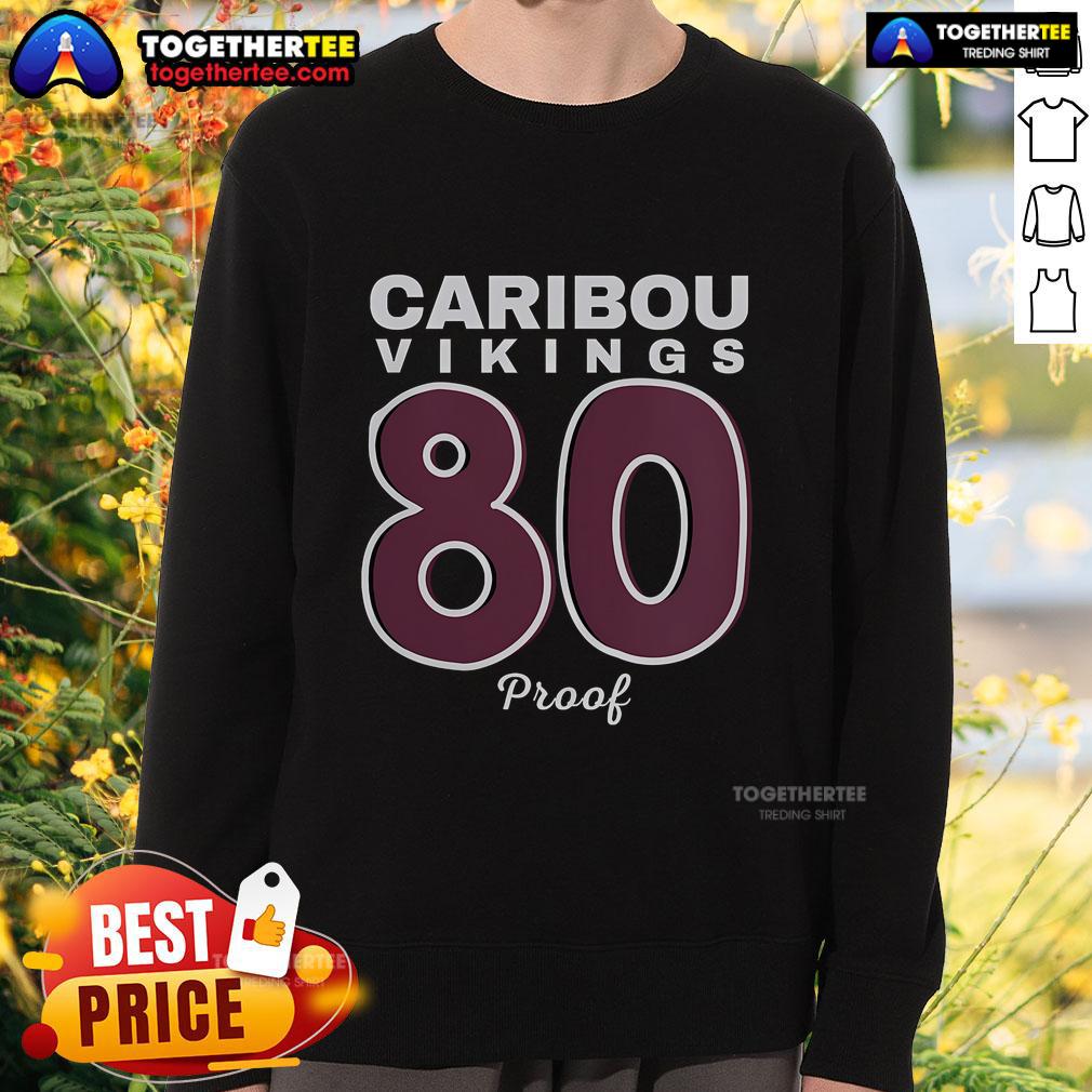 Top Caribou Vikings High School Class Of 1980 Proof T-Shirt - Image 5