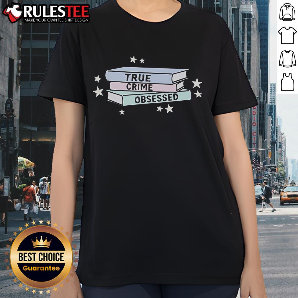Cute True Crime Obsessed Books Club T-Shirt - Image 3