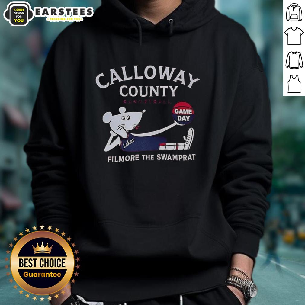 Good Calloway County Basketball Fillmore The Swamprat T-Shirt - Image 2