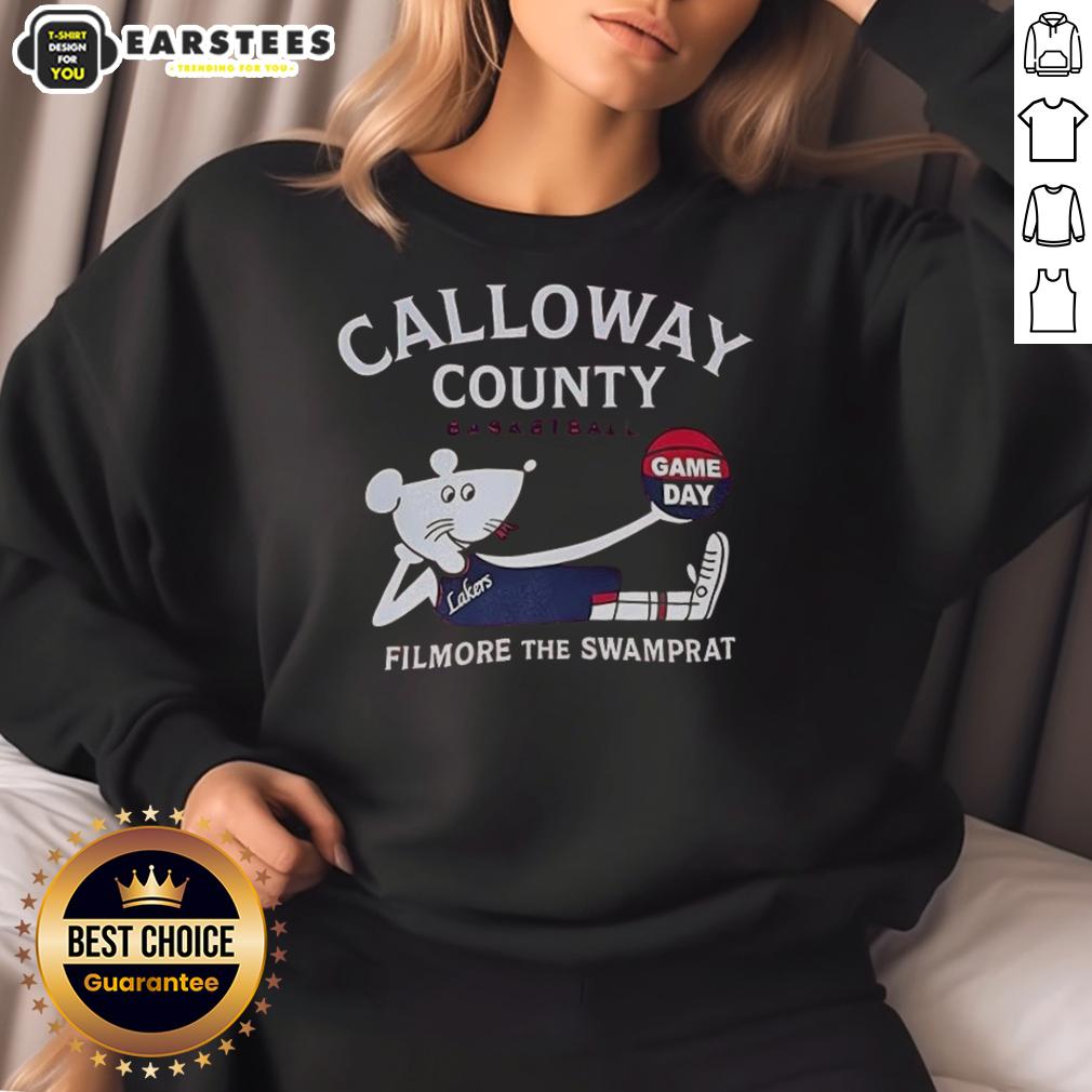 Good Calloway County Basketball Fillmore The Swamprat T-Shirt - Image 5