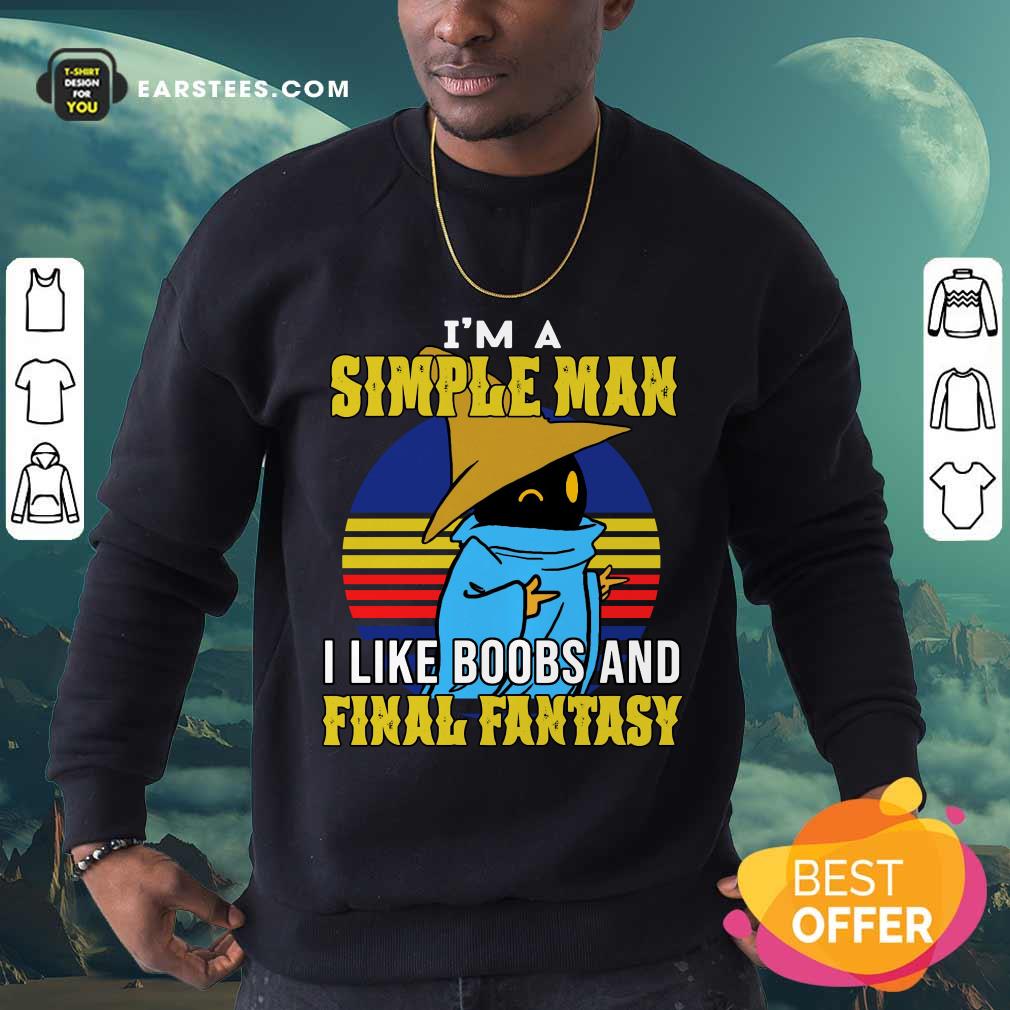Hot Black Mage I’m A Simple Man Shirt - Image 3
