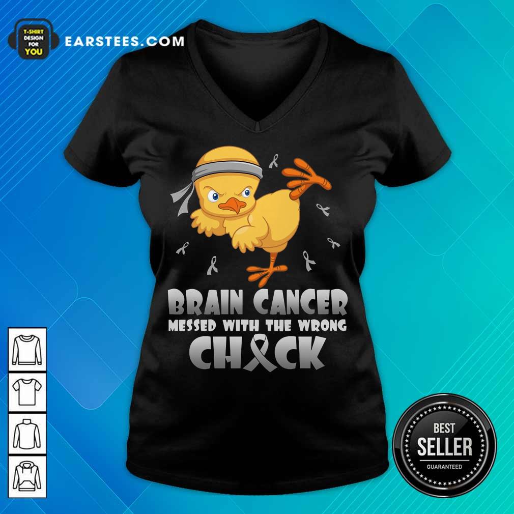 Hot Brain Cancer Messed With The Wrong Check Shirt - Image 5