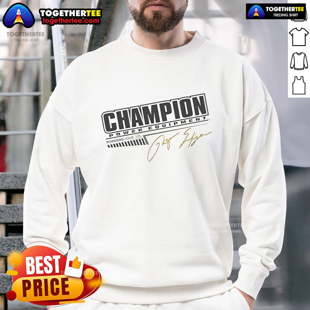 Official Champion Power Equipment Signature T-Shirt - Image 5