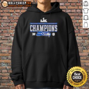 Alternative view of Good Seattle Seahawks At National Football Conference Champions Super Bowl LX T-Shirt