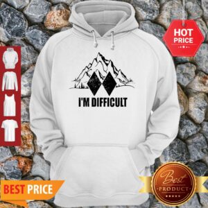 Alternative view of Good I’m Difficult Skiing Shirt
