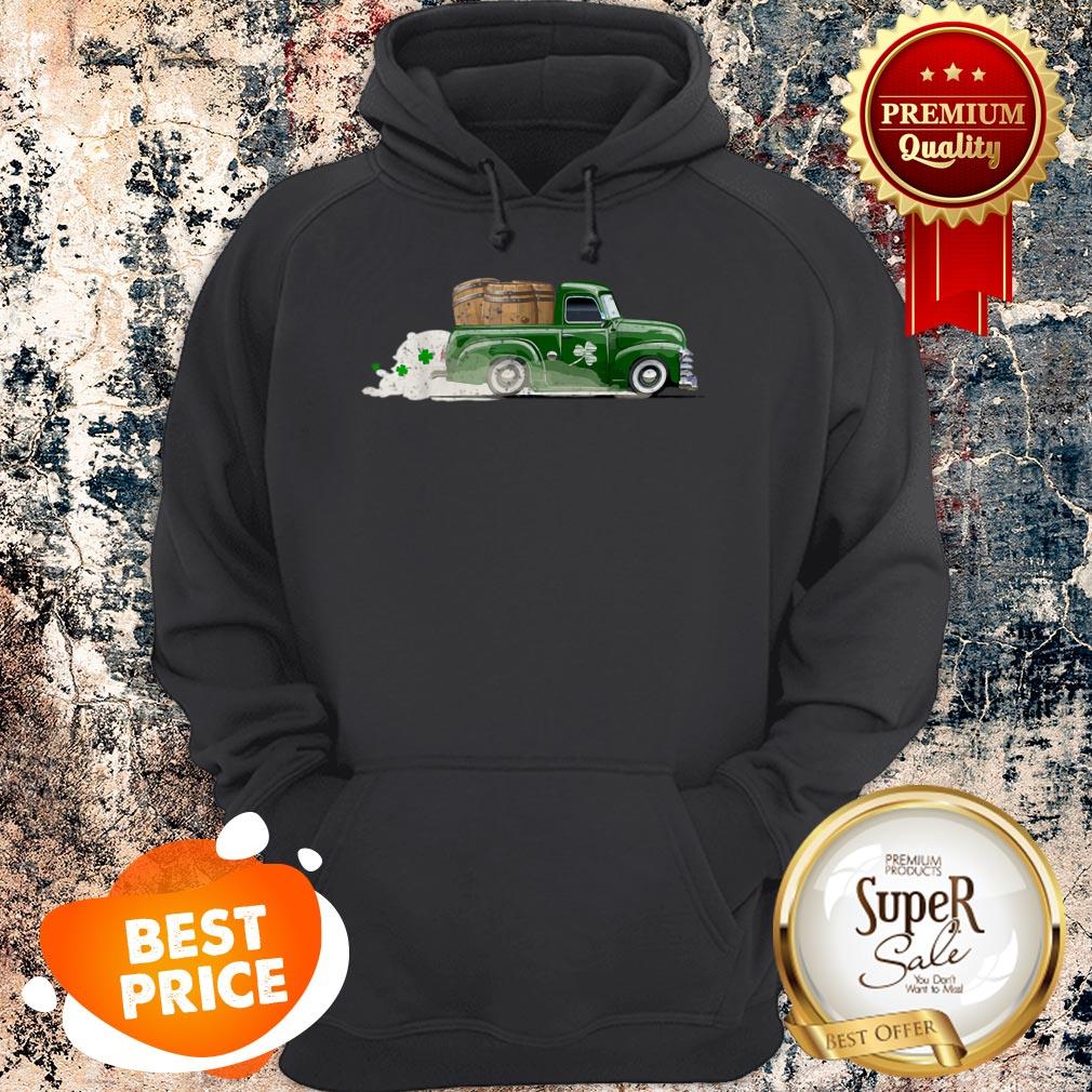 Nice Pick-Up Truck With Beer Barrels – Funny St Patricks Day Gift Shirt - Image 5
