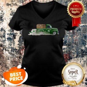 Alternative view of Nice Pick-Up Truck With Beer Barrels – Funny St Patricks Day Gift Shirt