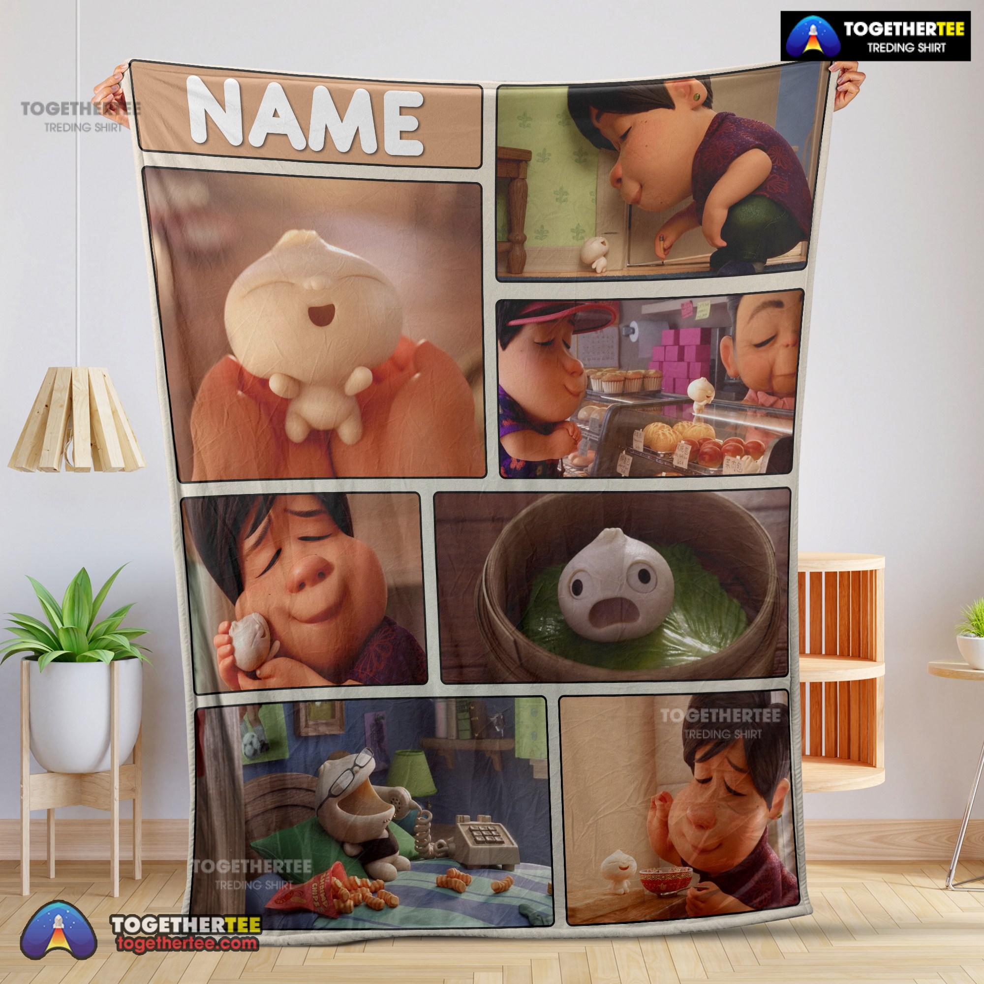 Official Disney Bao Pixar Short Film Blanket Fleece Customized Blanket