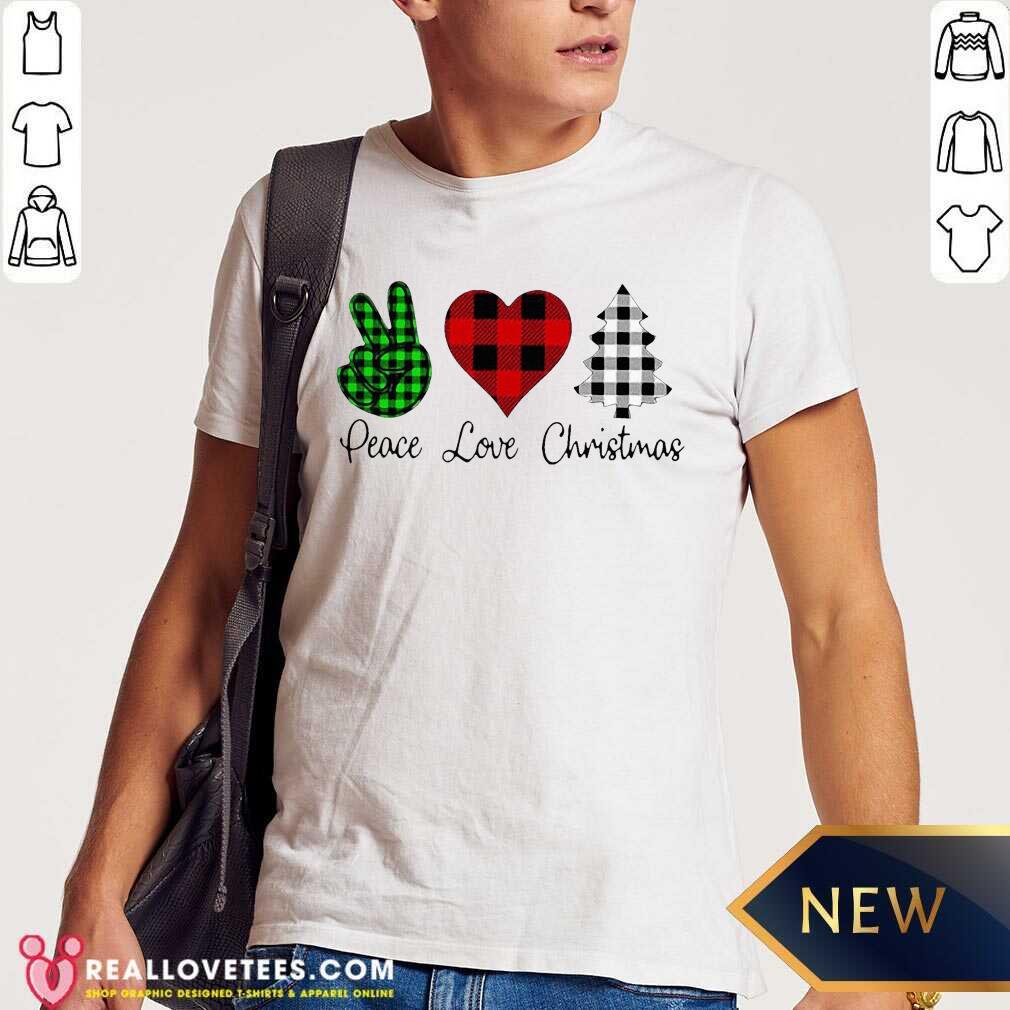 Lovely Peace Love Christmas Shirt