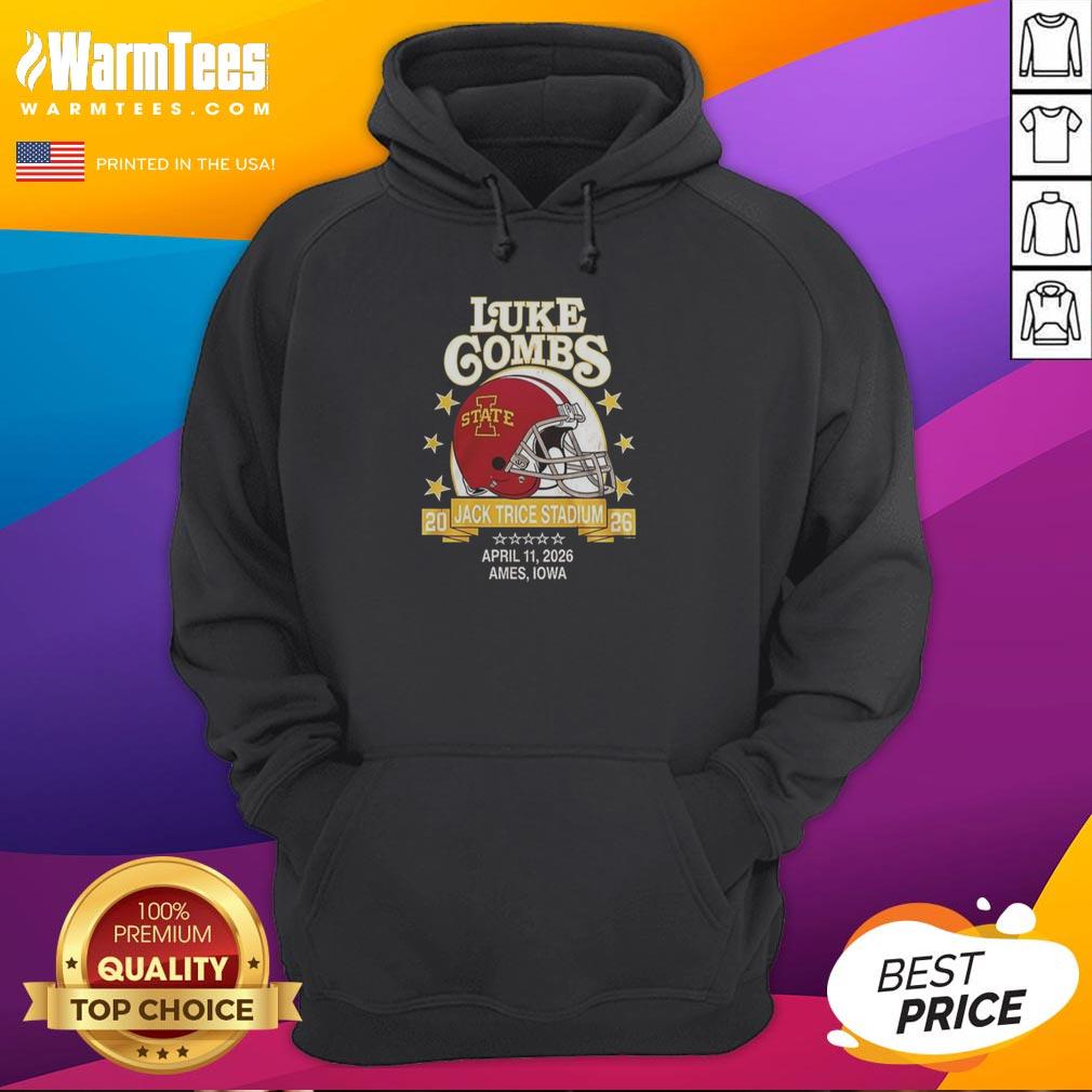 Nice Luke Combs X Iowa State Cyclones 2026 T-Shirt - Image 2