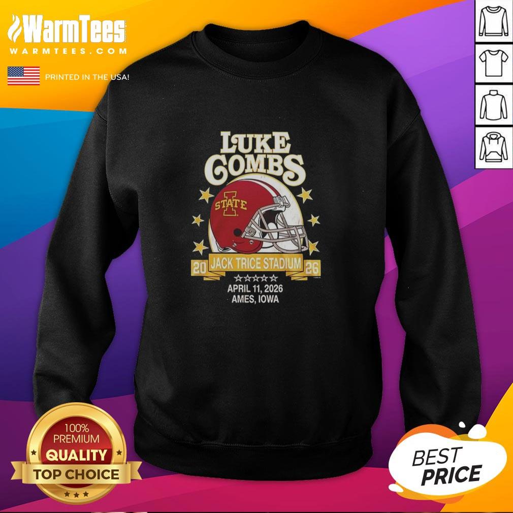 Nice Luke Combs X Iowa State Cyclones 2026 T-Shirt - Image 5