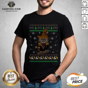 Pretty Ugly Christmas Harry Potter Owl Sweat Shirt